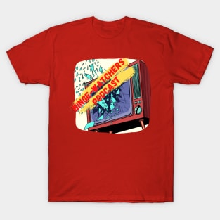 Binge-Watchers Podcast Logo (transparency label) T-Shirt